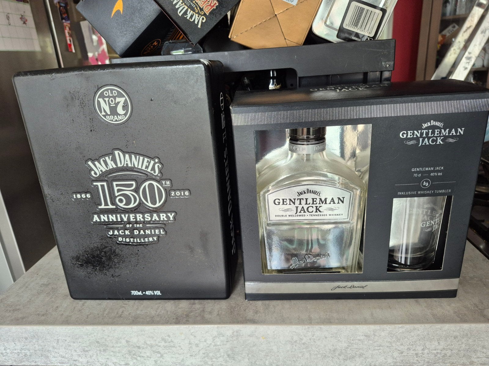 Jack Daniel's Collectie: Flessen, Blikken & Accessoires, Ophalen, Gebruikt