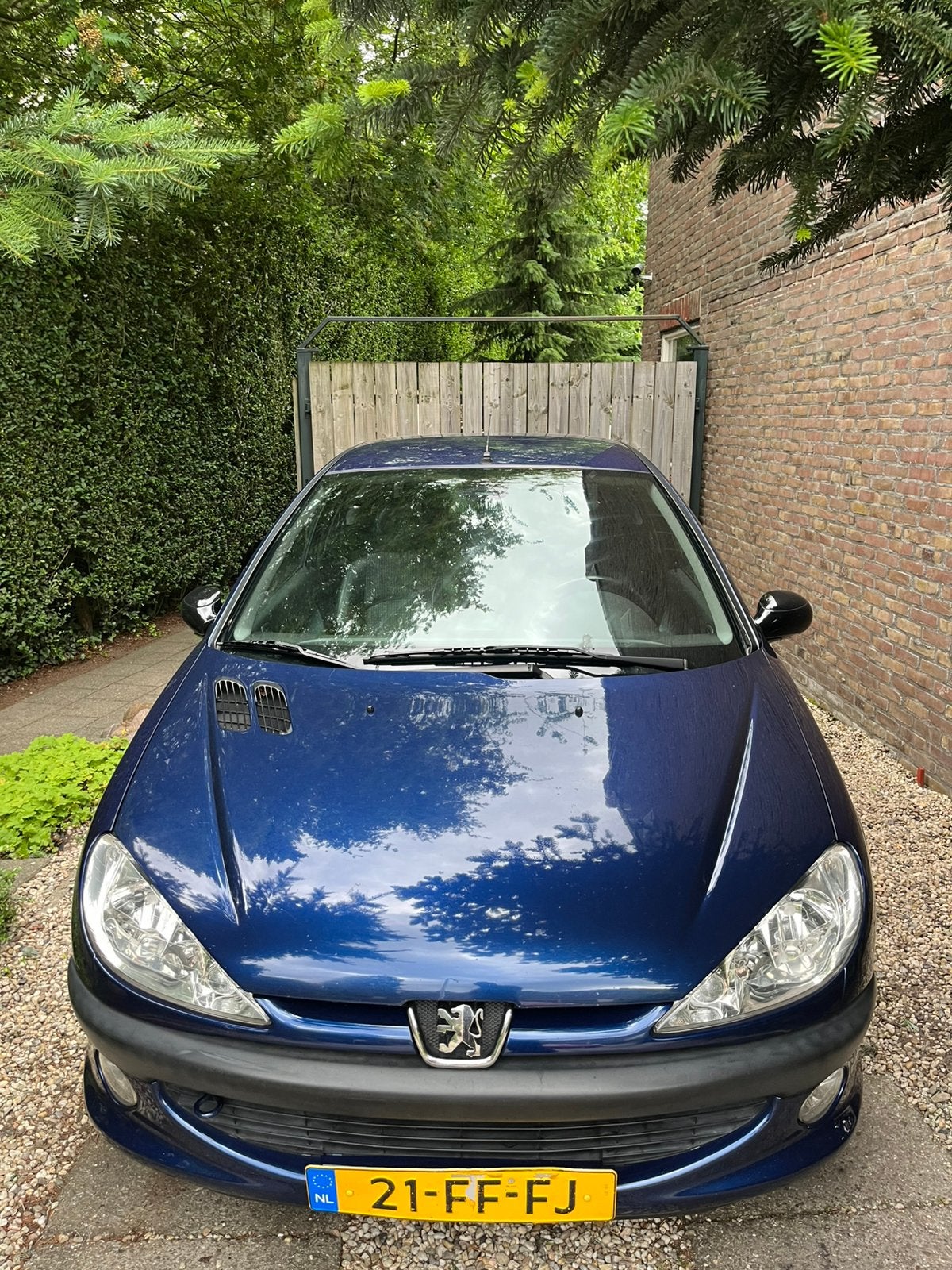 Peugeot 206 2.0 GTI 16V 3D 2000 Blauw, 1025 kg, 40 €/maand, 4 cilinders, Blauw