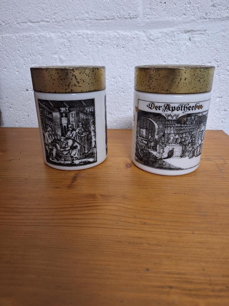 2 apothekerspotten, Ophalen of Verzenden