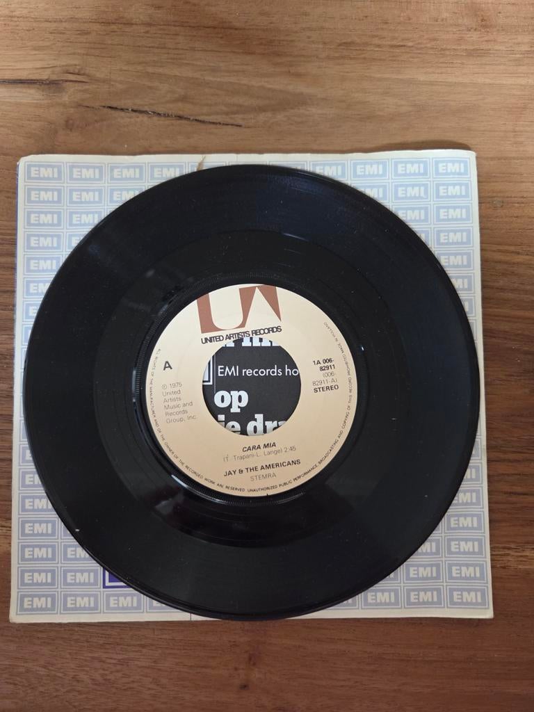 Jay & The Americans -Cara Mia, Gebruikt, 7 inch, Single, Ophalen of Verzenden
