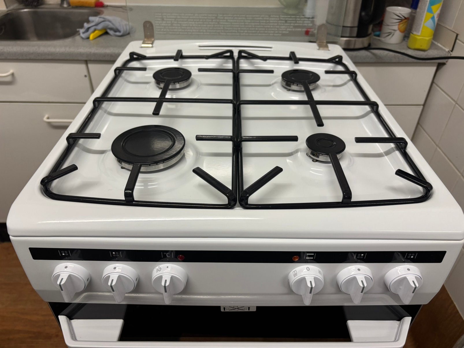 Smalle Fornuis Inventum | Werkt Goed | Hete Lucht | Grill, Ophalen, Gebruikt, 4 kookzones, Gas