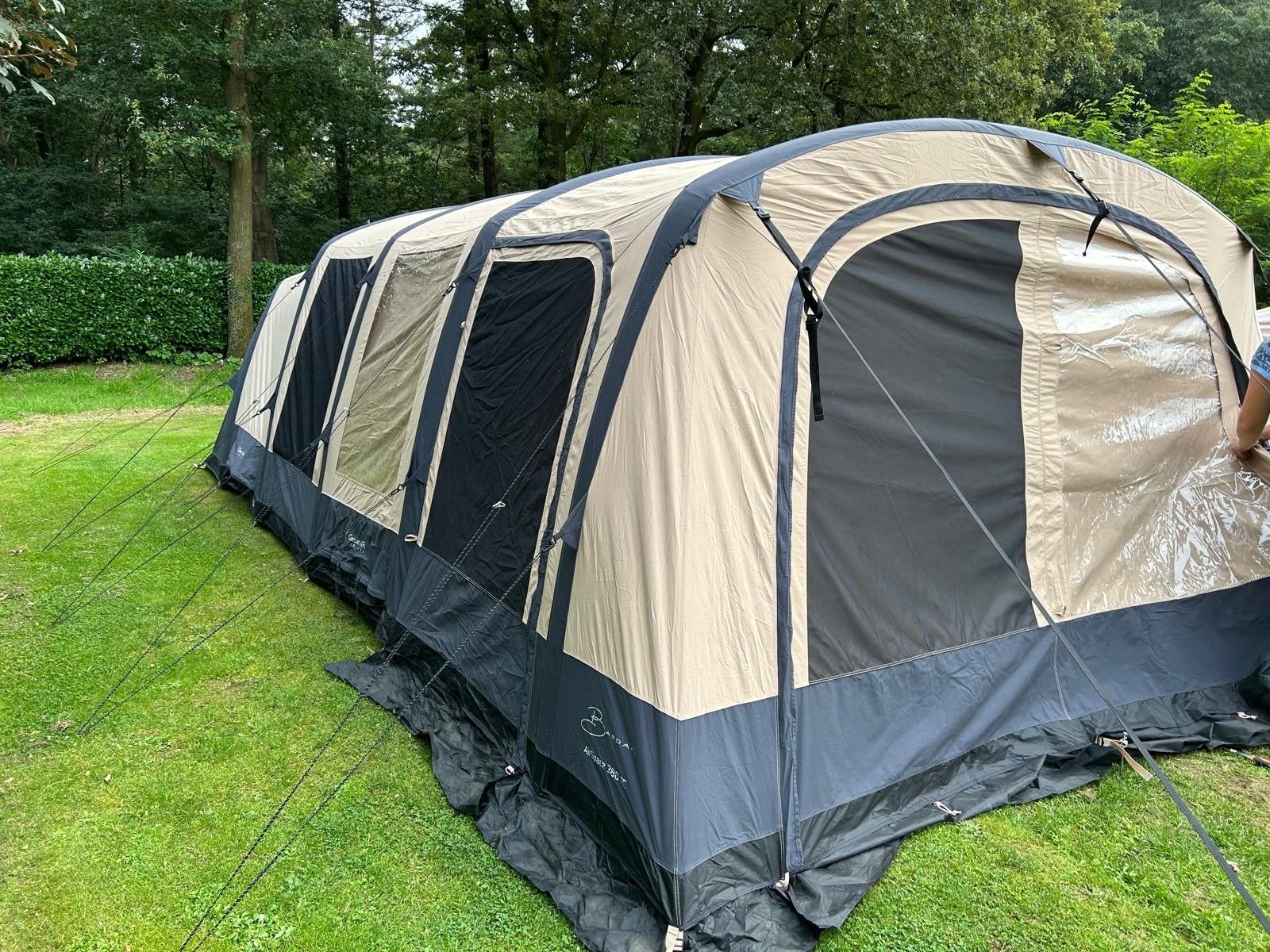 Bardani Airspace 380 TC, Caravans en Kamperen, Tenten, Ophalen, Zo goed als nieuw, Tot en met 3