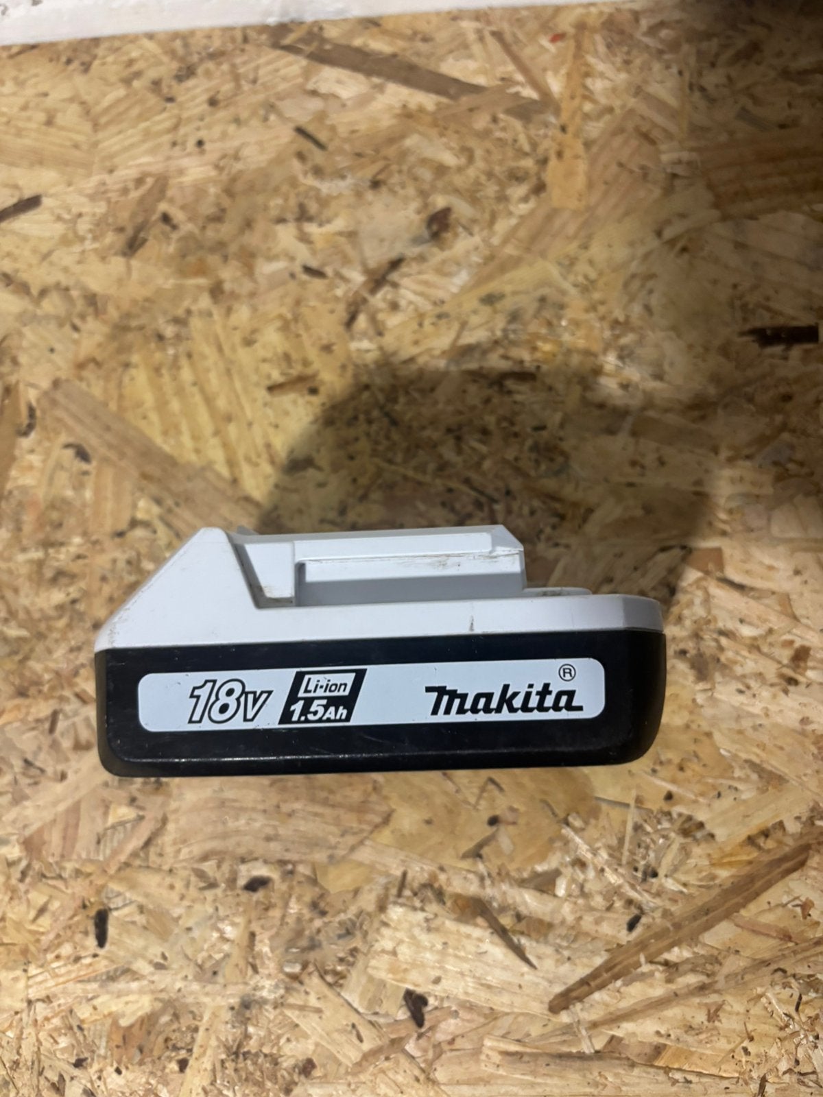 Makita accu 18V 1.5Ah BL1815G, Ophalen of Verzenden, Gebruikt
