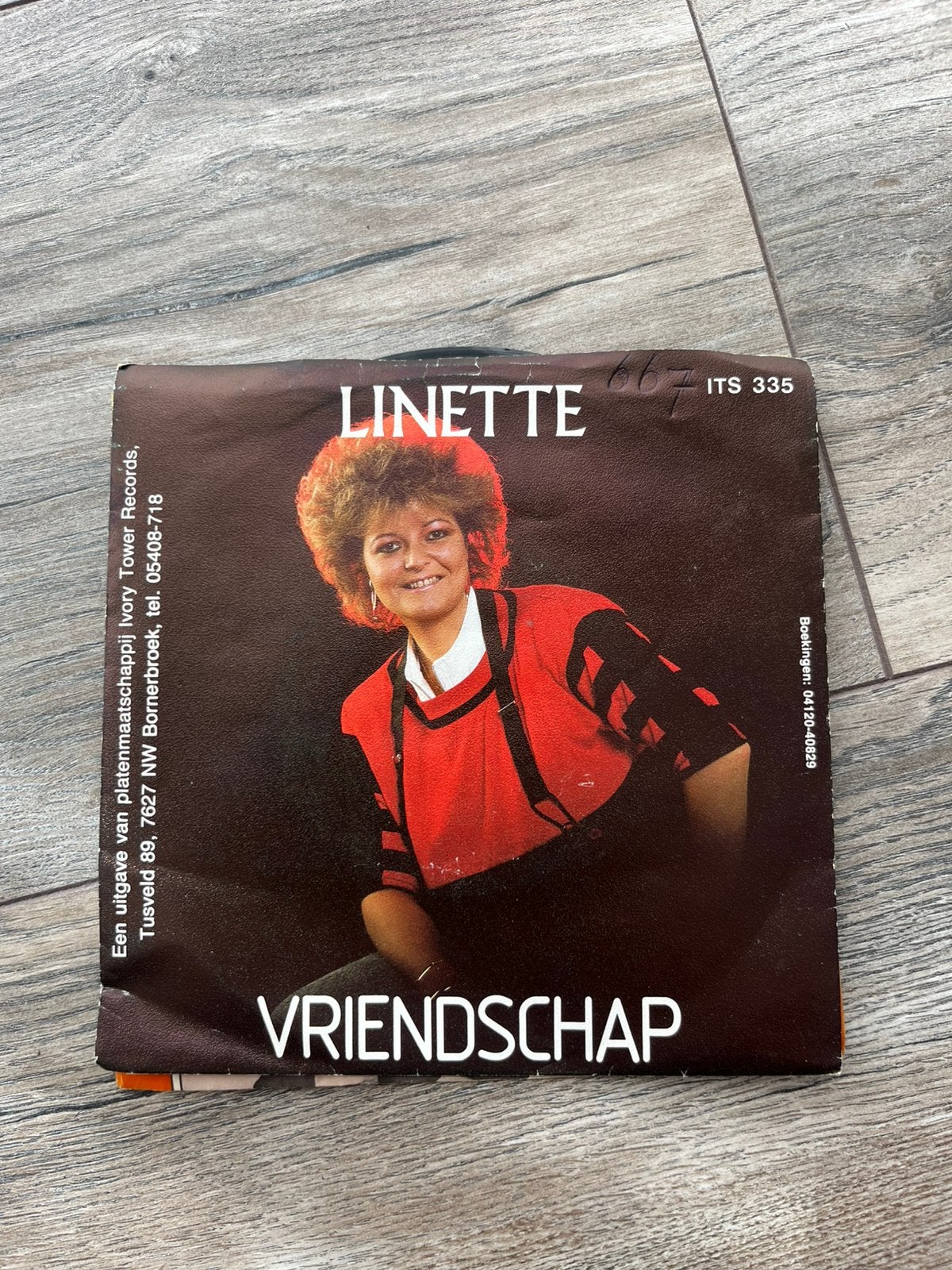 Linette - vriendschap, Ophalen, Zo goed als nieuw, Overige formaten, Levenslied of Smartlap