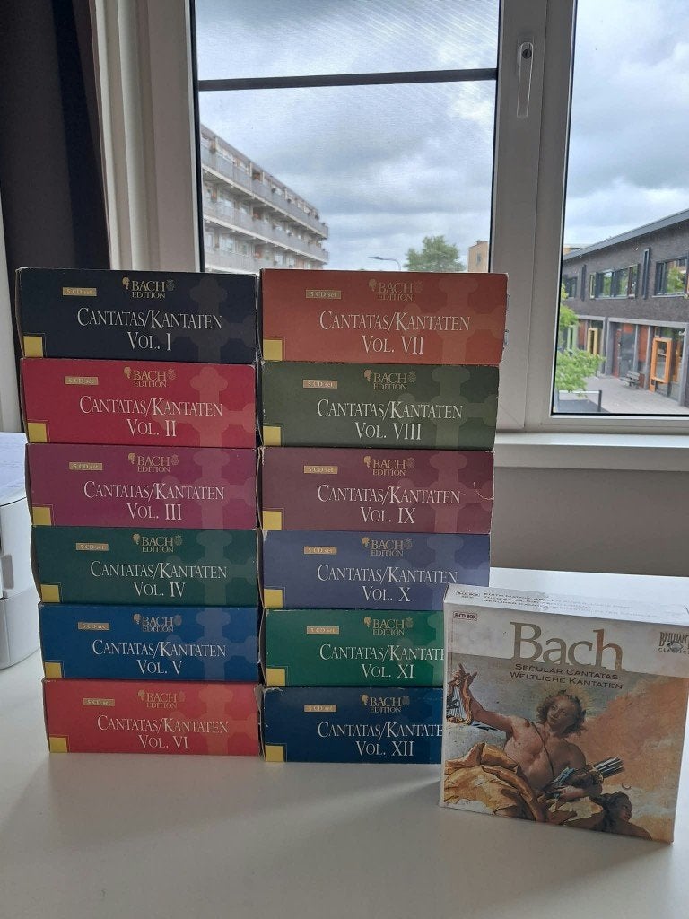 Verzamelbox alle cantates Bach, Ophalen of Verzenden, Barok, Zo goed als nieuw, Overige typen