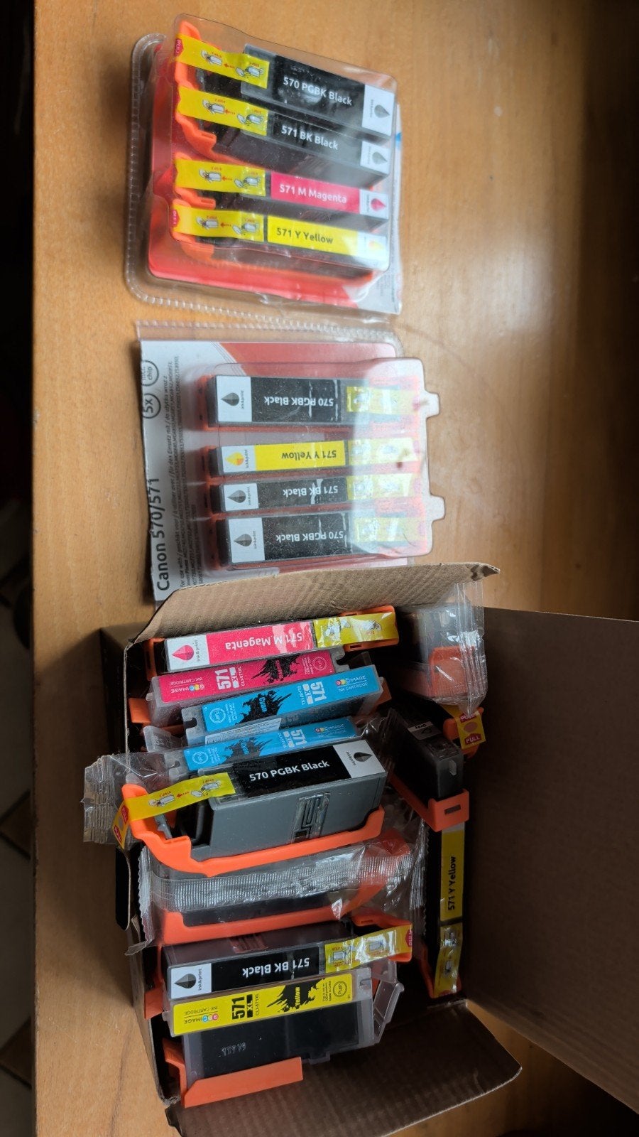 Canon 570/571 Inktcartridges - Diverse Kleuren, Ophalen of Verzenden, Nieuw, Cartridge, Canon