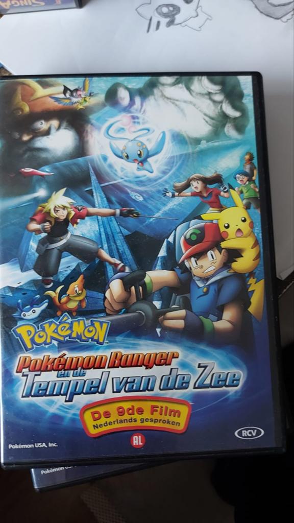Pokémon Ranger en de Tempel van de Zee - De 9de Film DVD, Avontuur, Gebruikt, Alle leeftijden, Ophalen of Verzenden