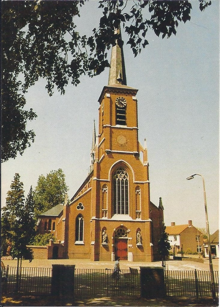 Westerhoven St Servatiuskerk Ongelopen Ansichtkaart ( B113), Ophalen of Verzenden, 1980 tot heden, Ongelopen