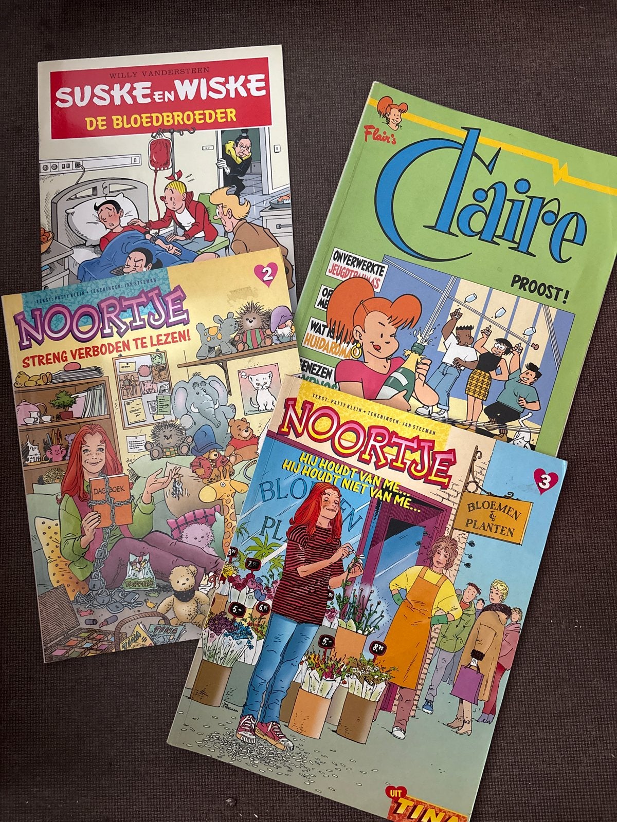 Suske en Wiske, Noortje en Claire stripboeken, Meerdere stripboeken, Ophalen of Verzenden, Gelezen