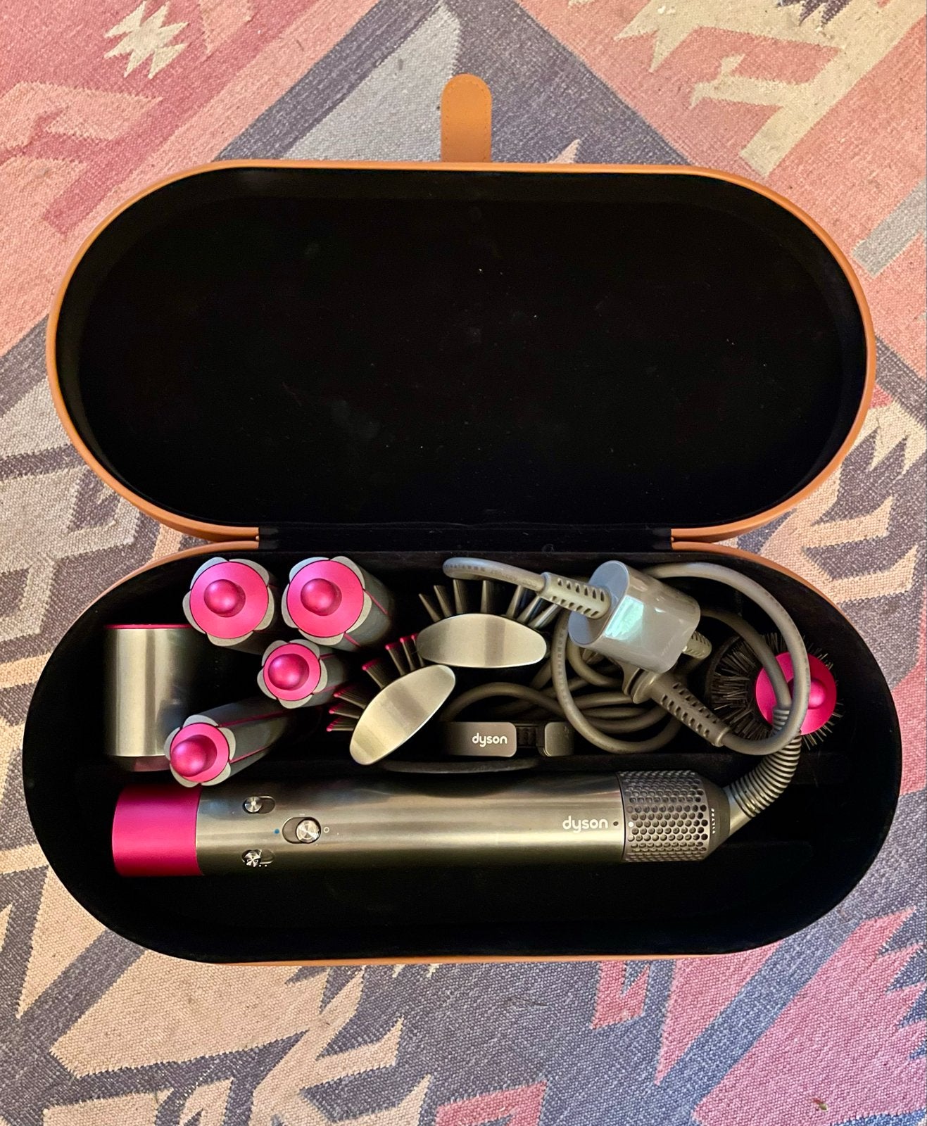 Dyson Airwrap Complete Styler met opbergdoos, Ophalen of Verzenden, Zo goed als nieuw, Haarverzorging