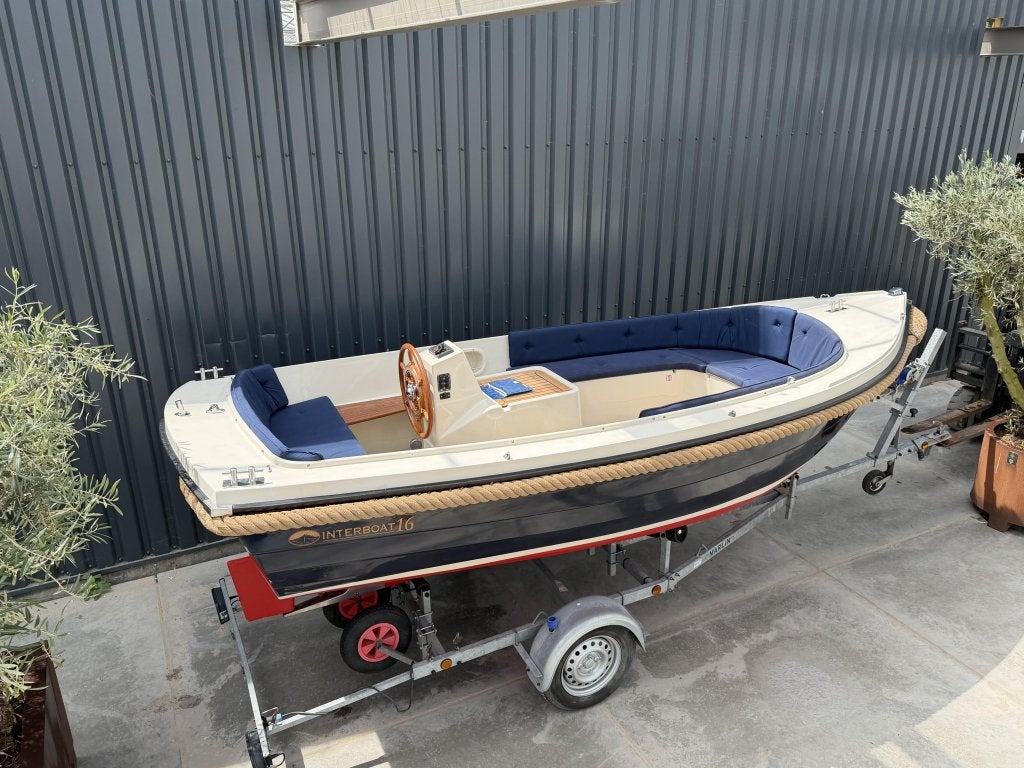 Interboat 16 Vetus 2CIL Teak ZGAN BJ2001 17 19 Zeer Netjes!!, Overige typen, Interboat, Diesel, 5 m