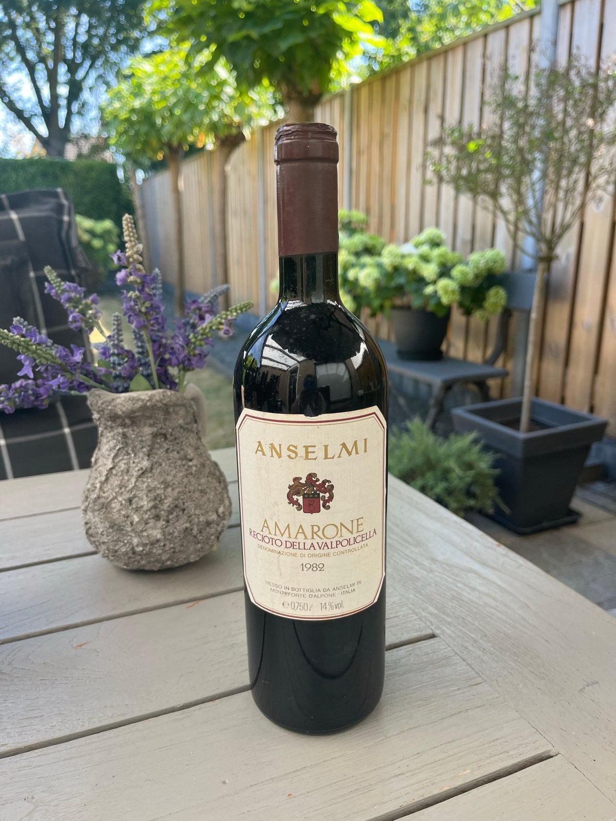 Anselmi Amarone Recioto della Valpolicella 1982, Ophalen, Italië, Zo goed als nieuw, Rode wijn