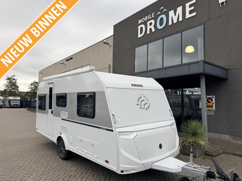 Knaus Sport 460 EU ENKELE BEDDEN 2026, Caravans en Kamperen, Caravans, Schokbreker, Standaardzit, Bedrijf, 5 tot 6 meter