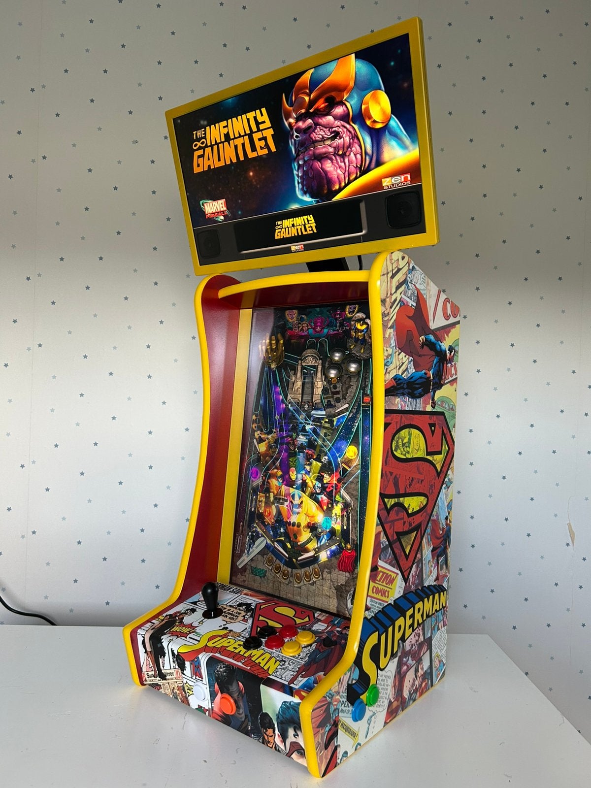 Superman verticale flipperkast/arcadekast, Ophalen, Zo goed als nieuw