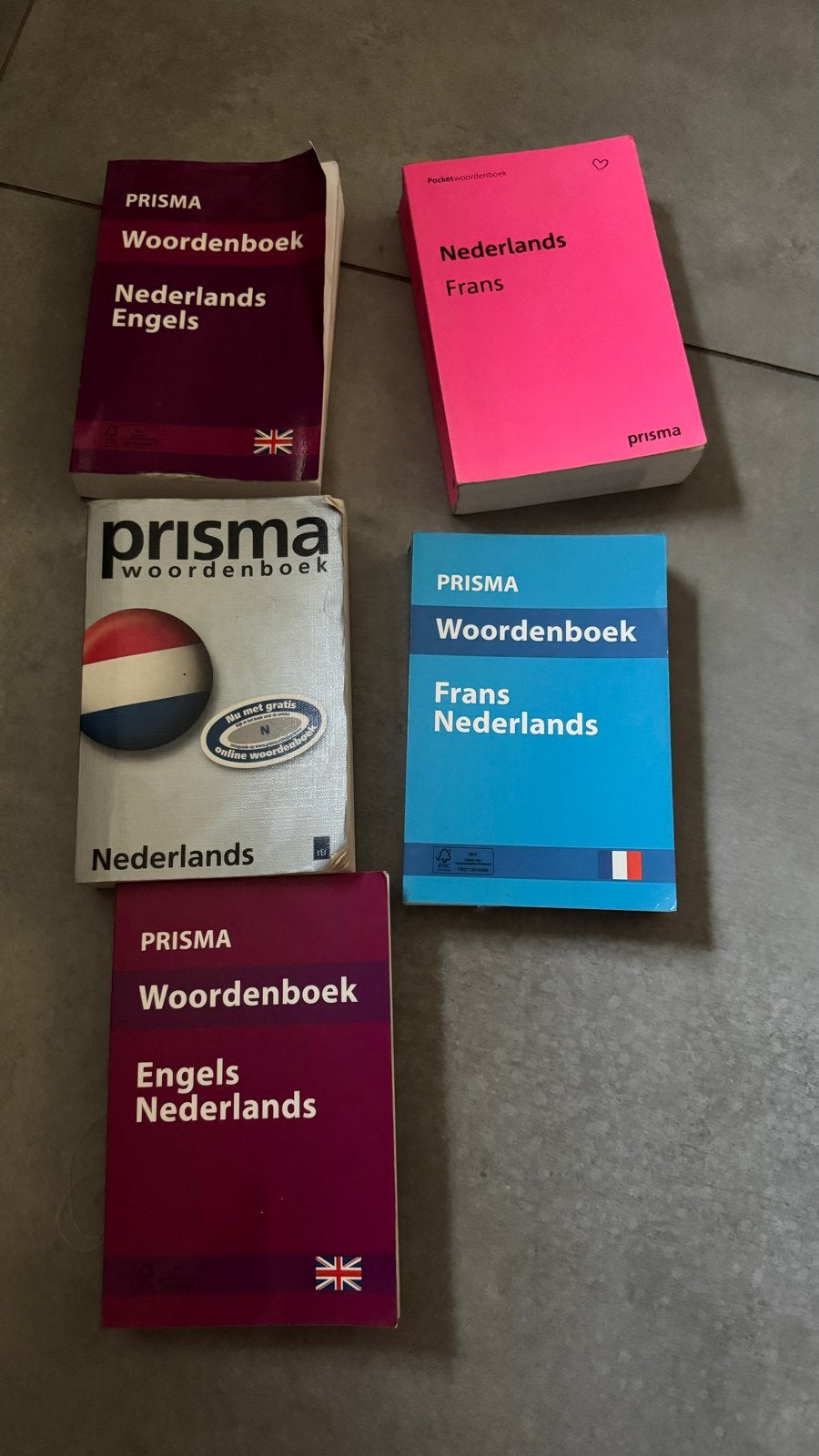 Prisma Woordenboeken: Nederlands, Engels, Frans, Ophalen, Gelezen, Prisma of Spectrum, Nederlands