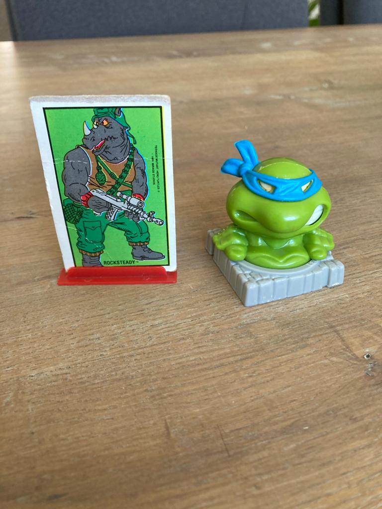 Vintage Teenage Mutant Ninja Turtles Snoepcontainer, Gebruikt, W, Ophalen of Verzenden, W