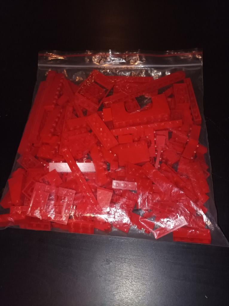Lego stenen en onderdelen Rood Assorti, Ophalen of Verzenden, Gebruikt, Losse stenen, Lego