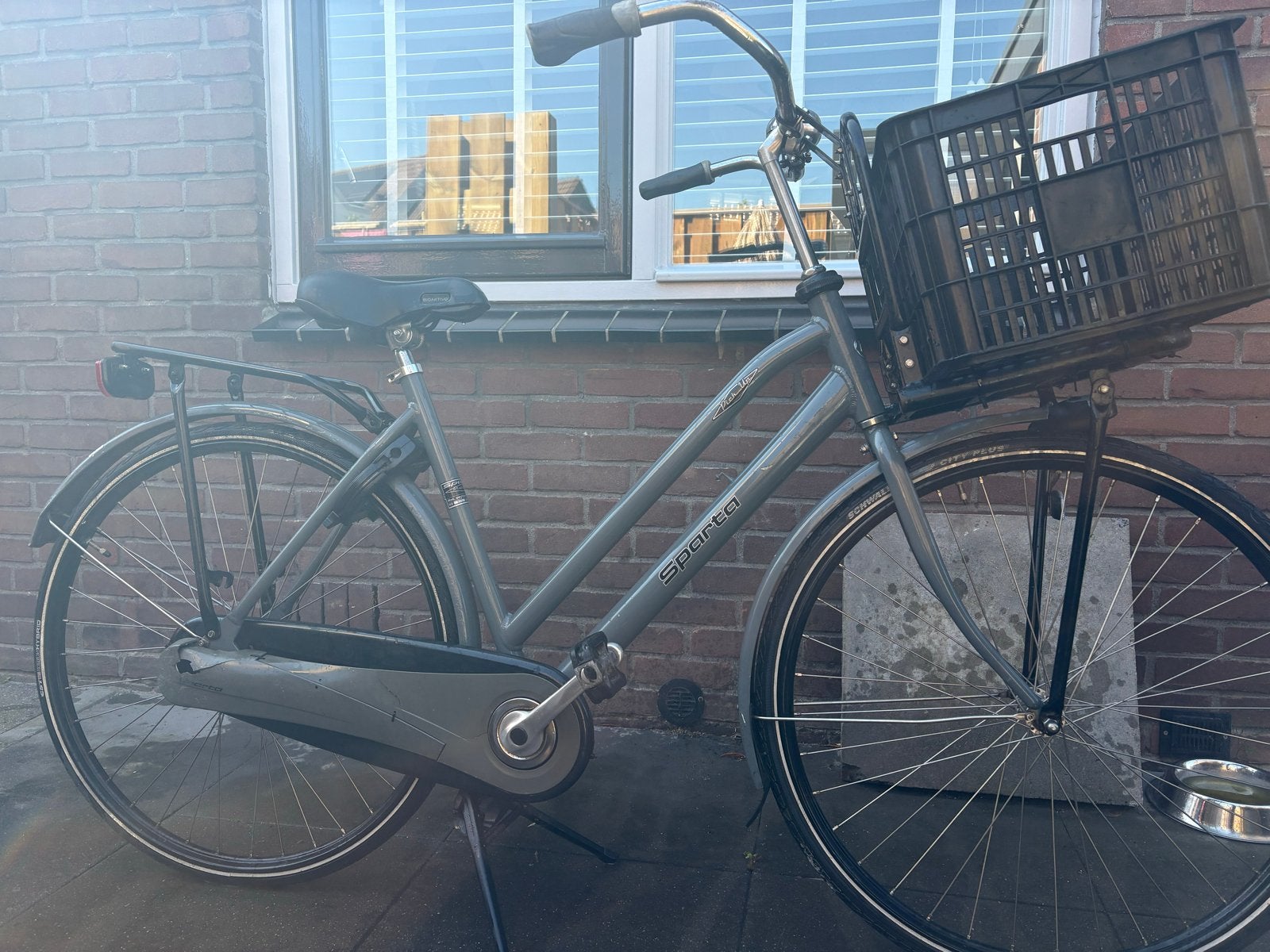 Grijze Sparta Pick-Up fiets - Opknapper, Ophalen, Gebruikt, Sparta