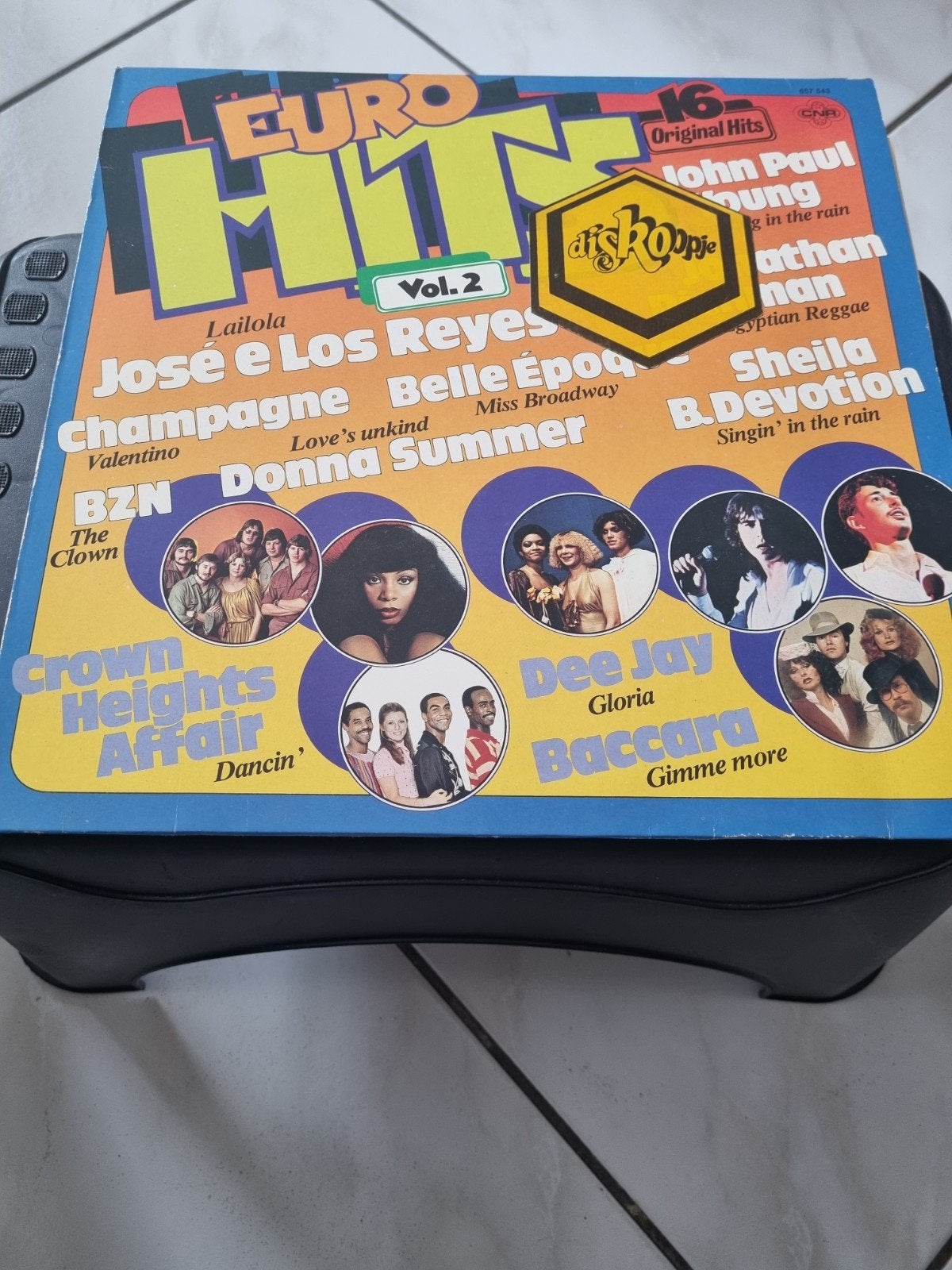 Euro Hit Vol. 2 - 16 Original Hits (LP), Ophalen of Verzenden, Gebruikt, Pop, Verzamelalbum