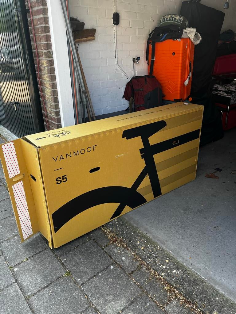 Transport doos voor VanMoof S5, Ophalen, Overige materialen, Minder dan 50 cm, Zo goed als nieuw