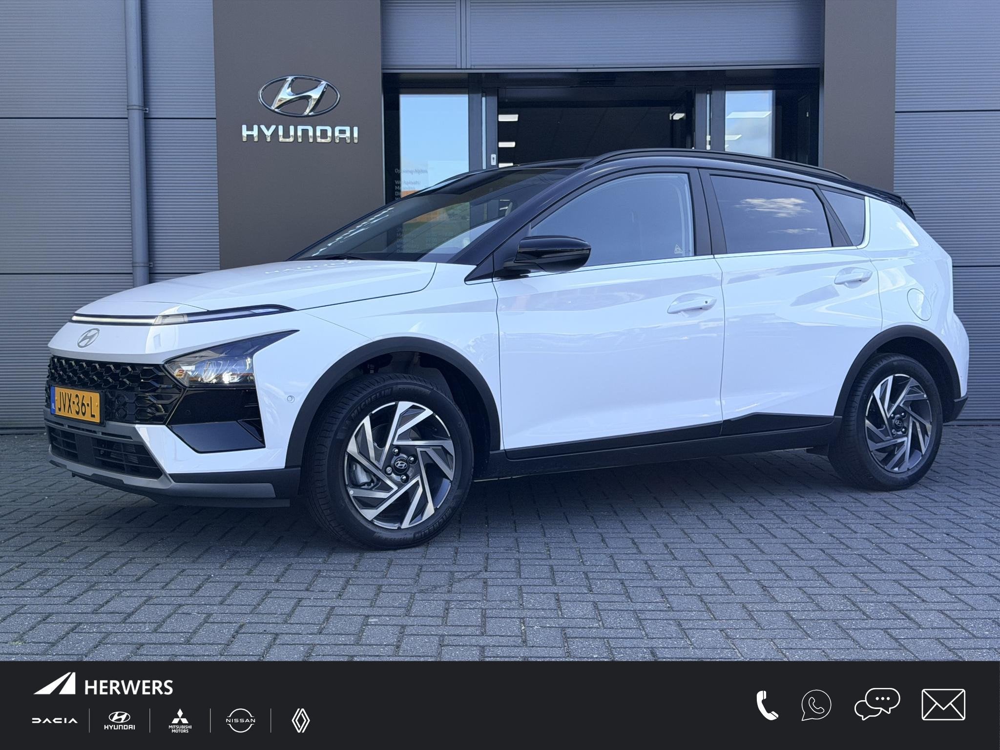 Hyundai Bayon 1.0 T-GDI Premium Automaat / Automaat / LED Ve, Auto's, Euro 6, Origineel Nederlands, 19 km/l, Hybride Elektrisch/Benzine