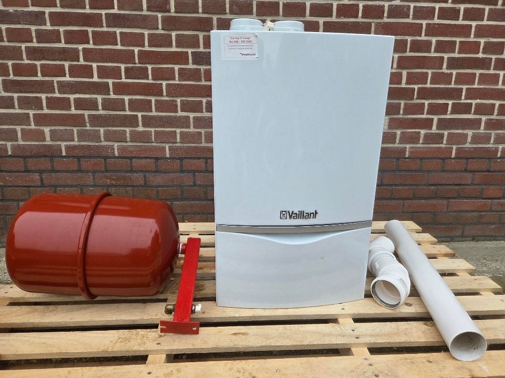 Vaillant hr Solide plus combi ketel, Ophalen, 30 tot 80 cm, Gebruikt, Hoog rendement (Hr)