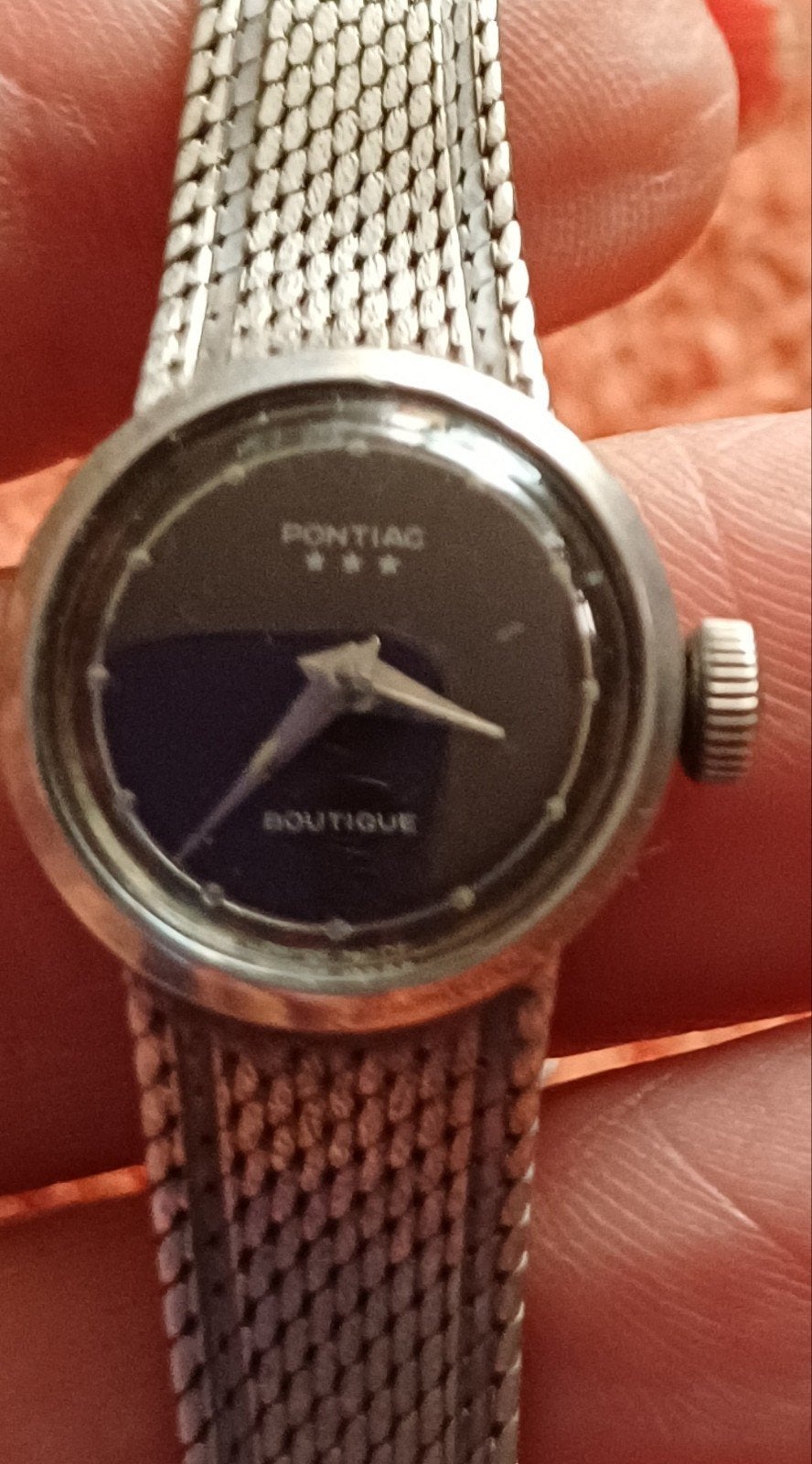 Pontiac dames horloge zilver, Polshorloge, 1960 of later, Zilver, Ophalen