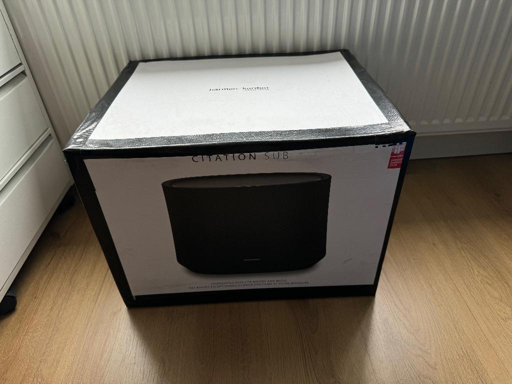 Harman Kardon Citation Sub zwart (nieuw), Audio, Tv en Foto, Soundbars, Ophalen, Met ingebouwde subwoofer, Nieuw