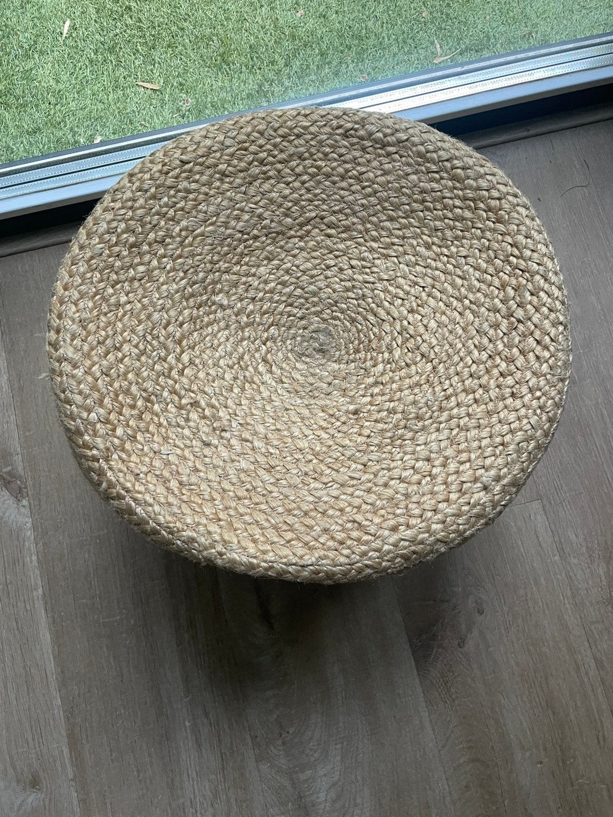 Jute poef, Ophalen, Overige materialen, Minder dan 50 cm, Gebruikt