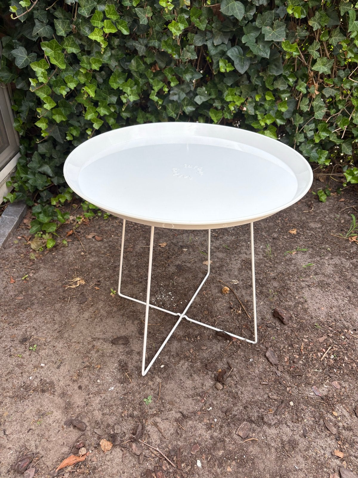 Fatboy Bijzettafel Wit, Ophalen, Minder dan 45 cm, Minder dan 55 cm, Metaal of Aluminium