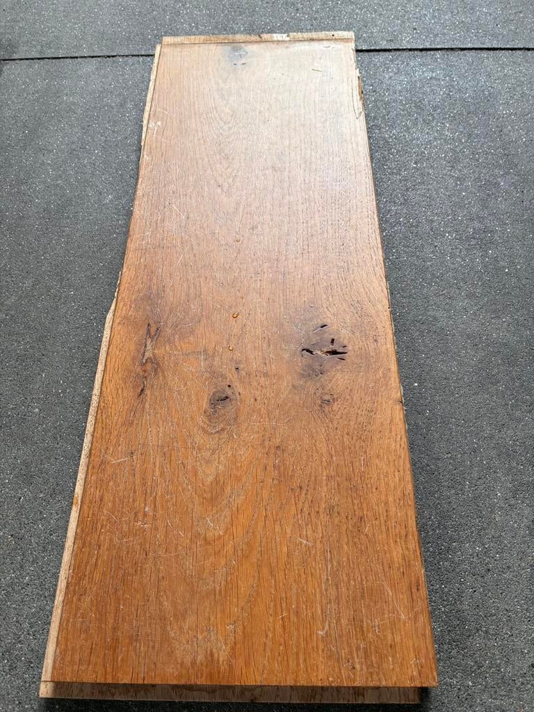 Eikenhouten vloerplanken 18 cm, 40 m2, Gebruikt, 10 m² of meer, 10 tot 30 cm, Hout
