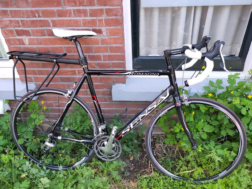 Sensa Romagna racefiets met Shimano Ultegra, Fietsen en Brommers, Gebruikt, Aluminium, Meer dan 20 versnellingen, 65 cm of meer