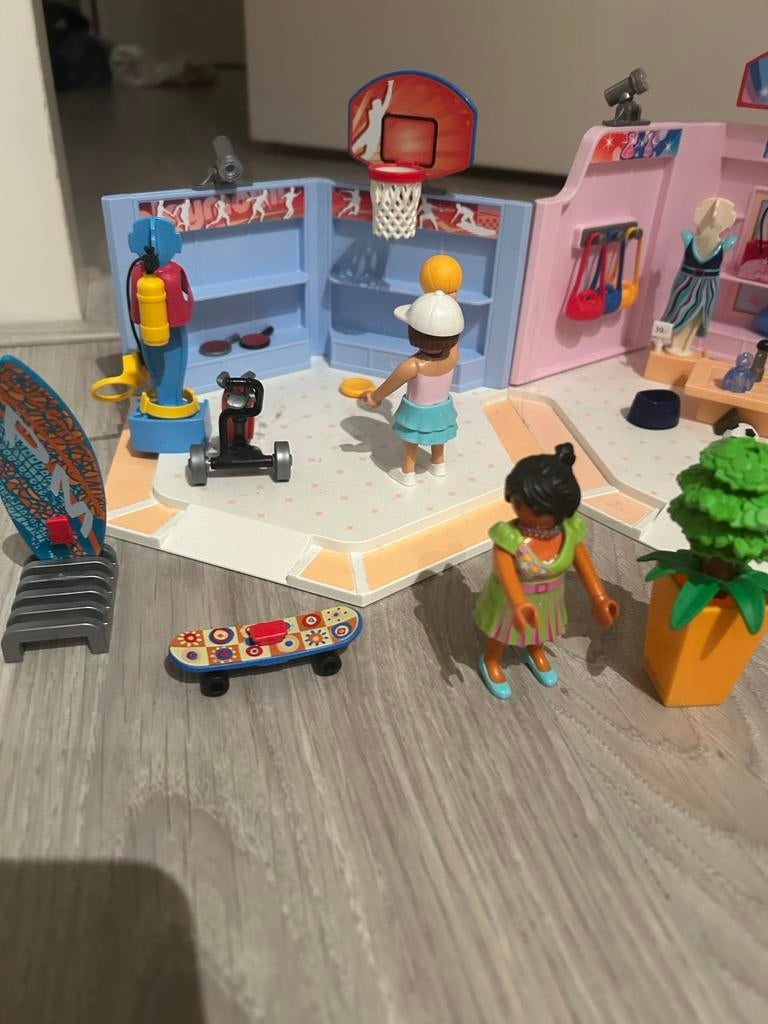 Playmobil City Life Sport- en Modeboetiek 9078, Kinderen en Baby's, Speelgoed | Playmobil, Zo goed als nieuw, Ophalen of Verzenden