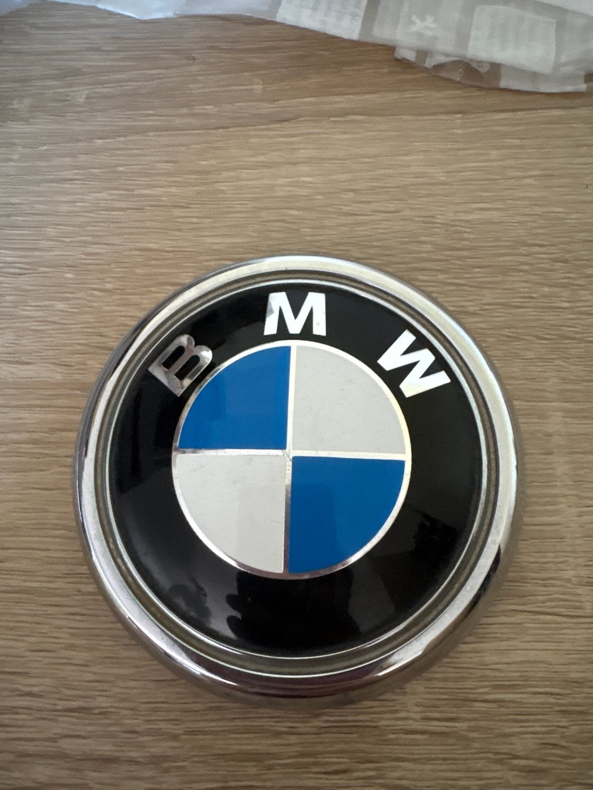 BMW logo embleem 10 cm - Goede staat, Ophalen of Verzenden, Gebruikt, BMW