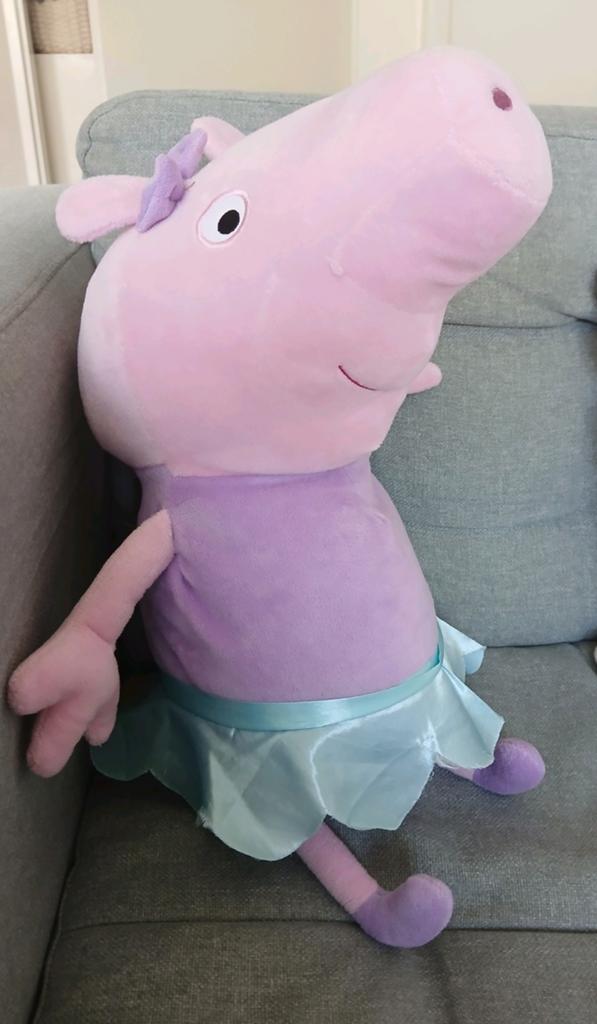 Kinder knuffels Peppa big, goudvis, blauwe Mokoji, Ophalen of Verzenden, Zo goed als nieuw