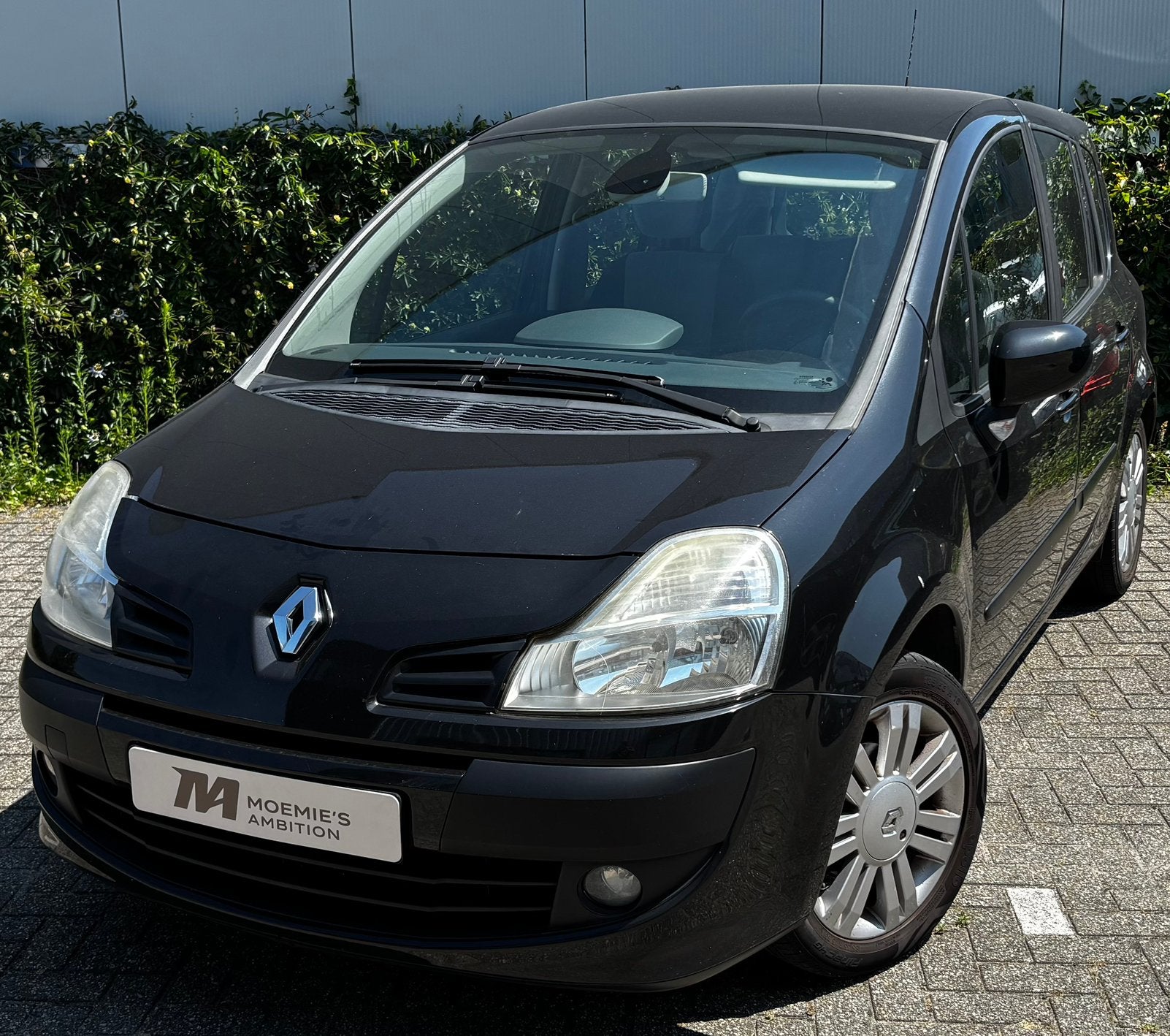 Renault Grand Modus 1.2 TCE 2009 Zwart, Auto's, Voorwielaandrijving, Stof, Zwart, 4 cilinders