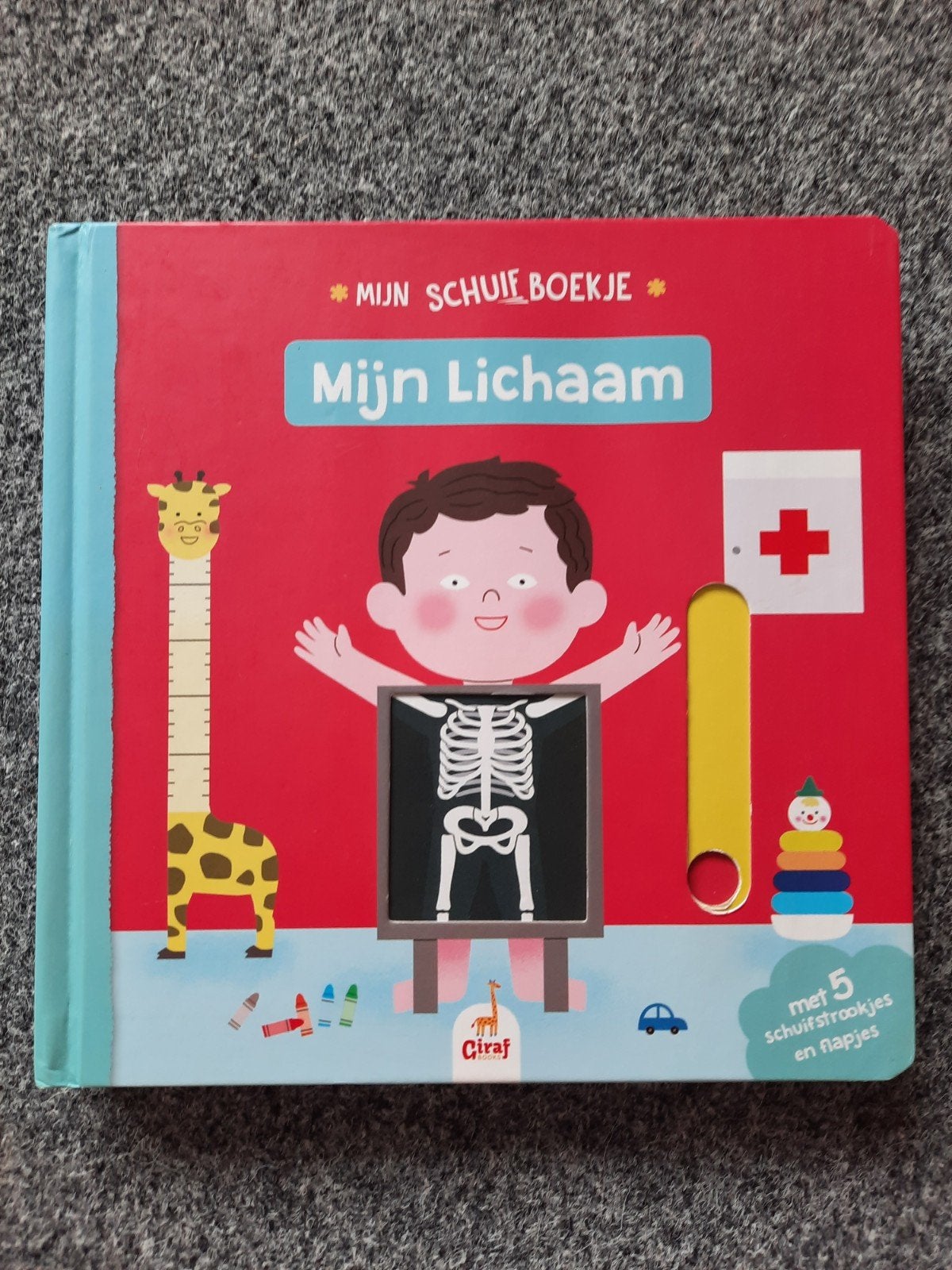 Mijn Lichaam - Interactief Schuifboekje voor Kinderen, Boeken, 2 tot 3 jaar, Uitklap-, Voel- of Ontdekboek, Ophalen, Gelezen