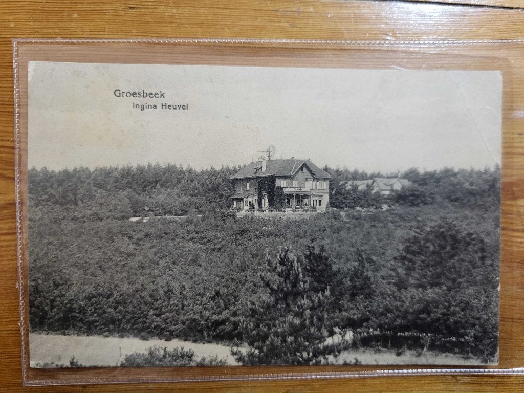 ansicht GROESBEEK Ingina heuvel, Verzamelen, Ansichtkaarten | Nederland, Ophalen of Verzenden, Voor 1920, Gelderland