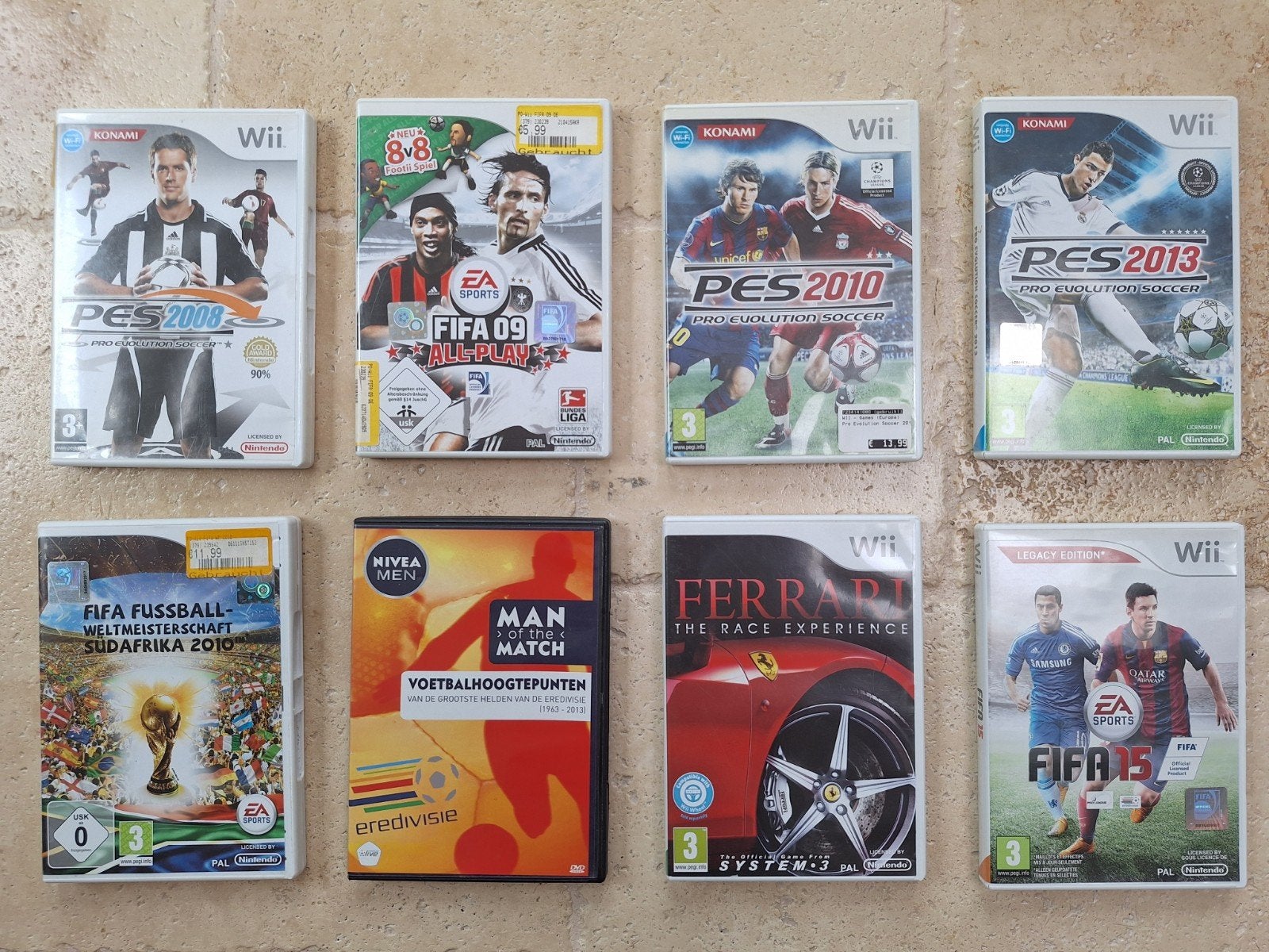 Wii Voetbal Games Bundel: FIFA en PES Collectie, Gebruikt, Ophalen of Verzenden, Eén computer, Sport