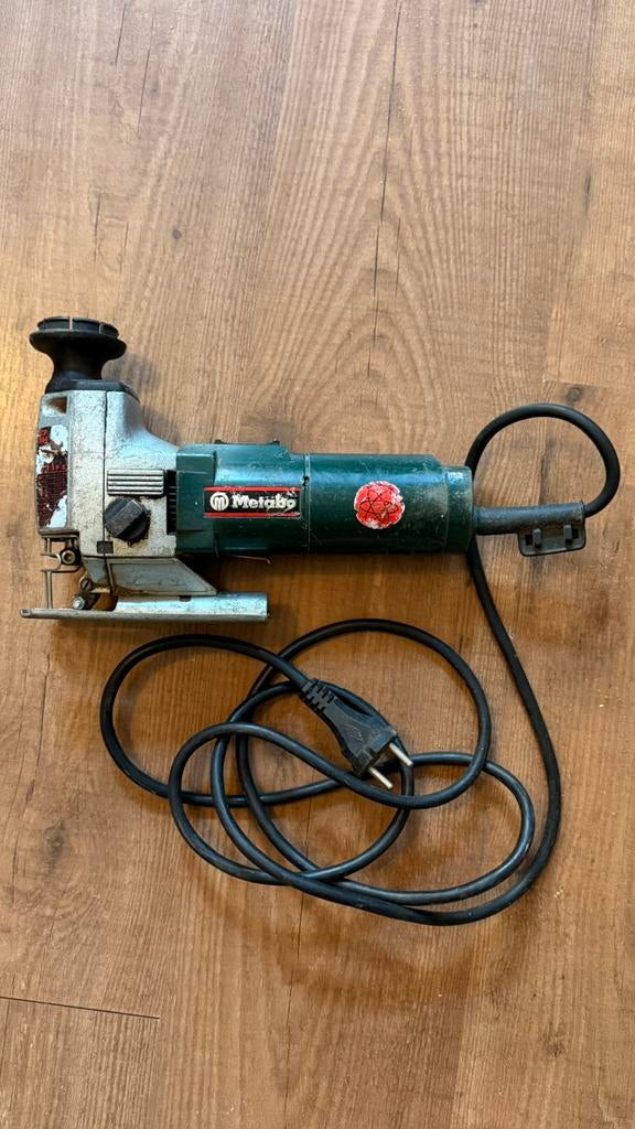 Metabo jigsaw, Ophalen of Verzenden, Zo goed als nieuw, Minder dan 700 watt, Haakse handslijpmachine