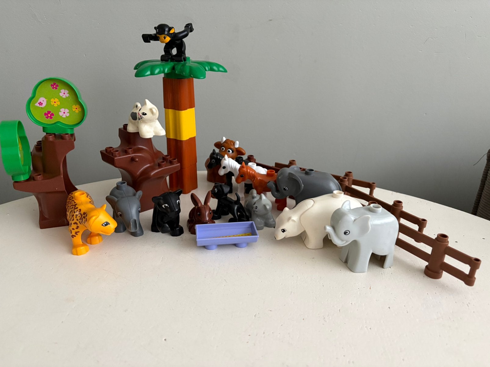 Duplo dieren set, Ophalen, Zo goed als nieuw, Duplo