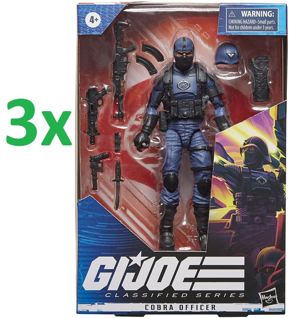 3x Gi Joe Classified Cobra Officer, Ophalen of Verzenden, Nieuw