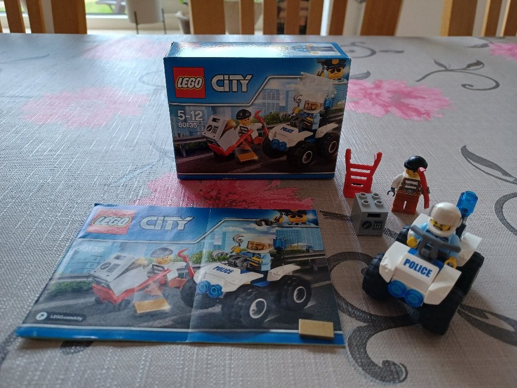 Lego city ATV arrestatie 60135, City, Inclusief instructies, Lego, Ophalen of Verzenden