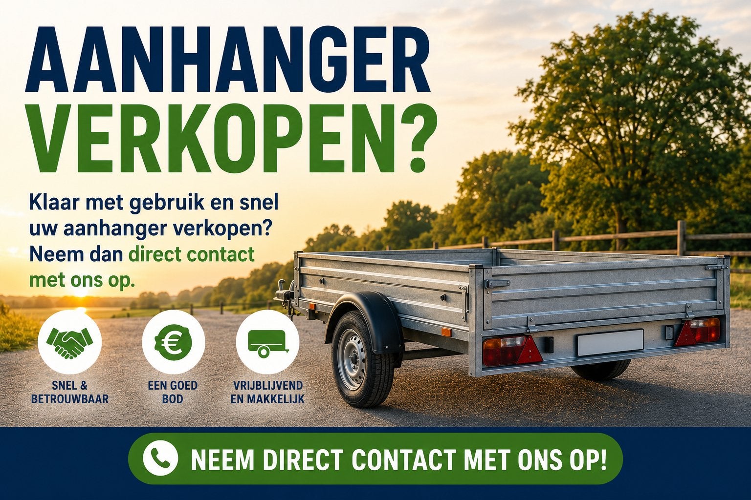 Aanhanger Inkoop - Snel en Betrouwbaar Uw Aanhanger Verkopen, Ophalen of Verzenden