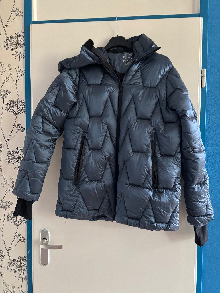 Dames wind en waterdichte winterjas maat M/L, Maat 38/40 (M), Blauw, Nieuw, Ophalen of Verzenden