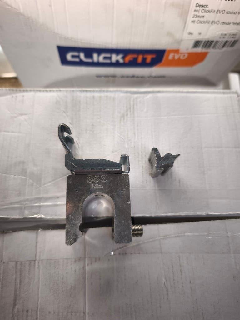 Esdec ClickFit EVO Felsklem, Ophalen of Verzenden, Nieuw