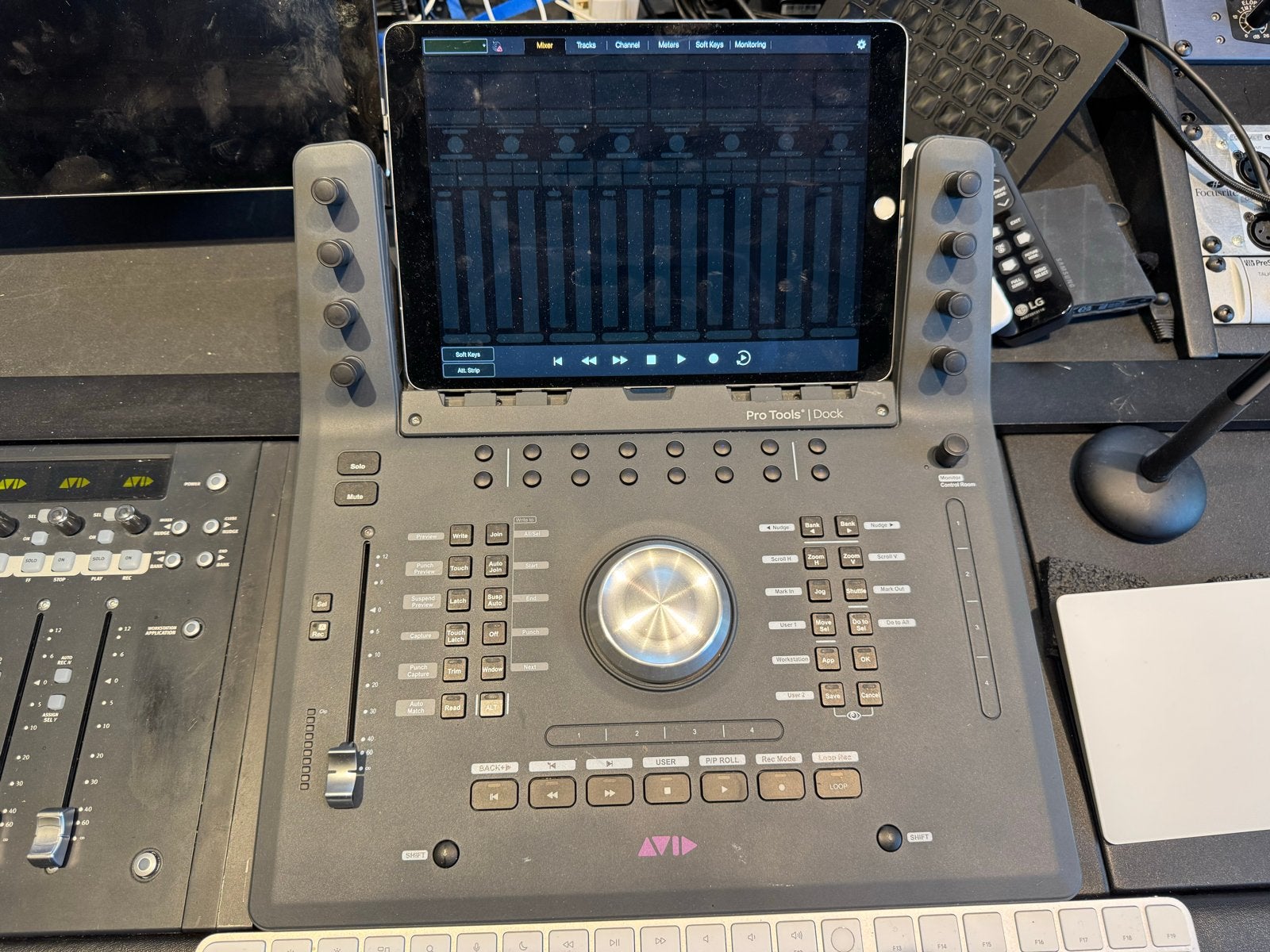 Avid Dock DAW Controller voor Pro Tools, Logic Pro etc, Ophalen of Verzenden, Gebruikt, Audio