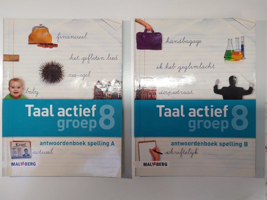 Taal Actief - Groep 8 - Antwoordenboek Spelling 8A en 8B, Ophalen of Verzenden, Gelezen, Overige niveaus, Nederlands