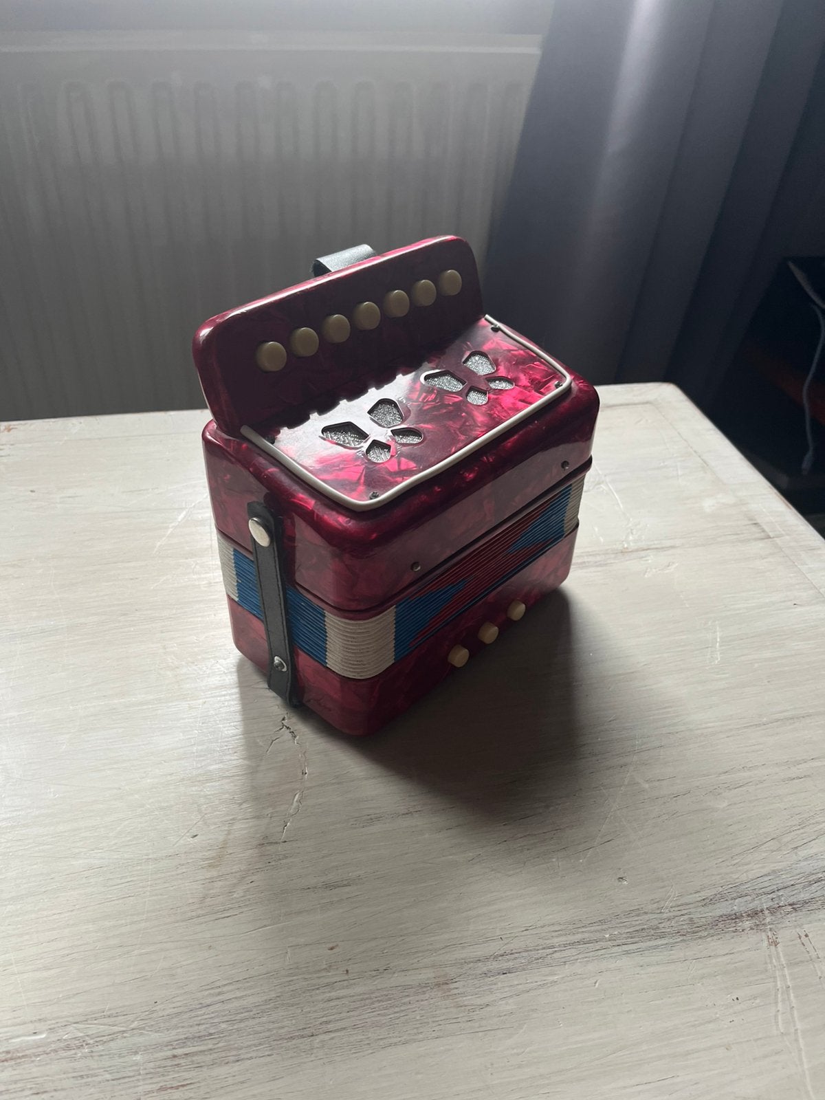 Mini kinder Accordeon., Muziek en Instrumenten, Accordeons, Overige merken, Gebruikt, Overige formaten, Ophalen of Verzenden