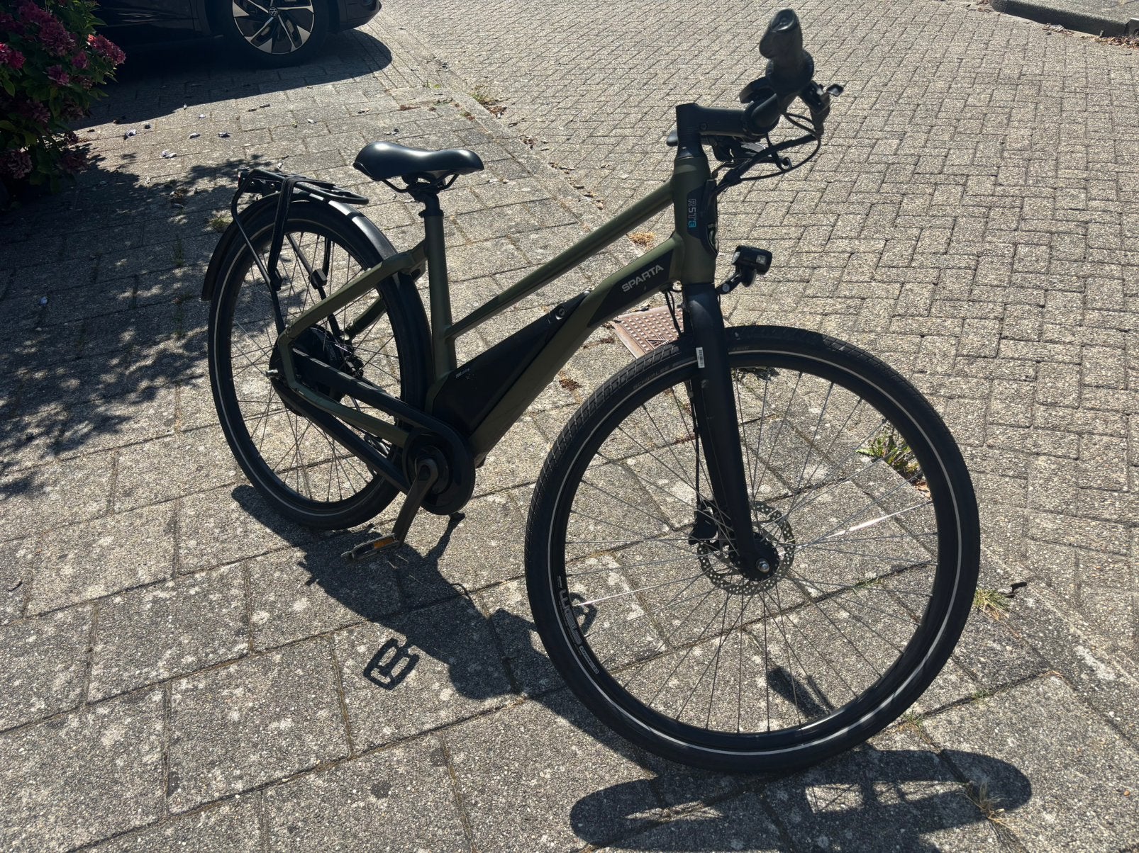 Sparta RT5e Elektrische Fiets – Groen, Fietsen en Brommers, Elektrische fietsen, Ophalen, Gebruikt, Minder dan 30 km per accu
